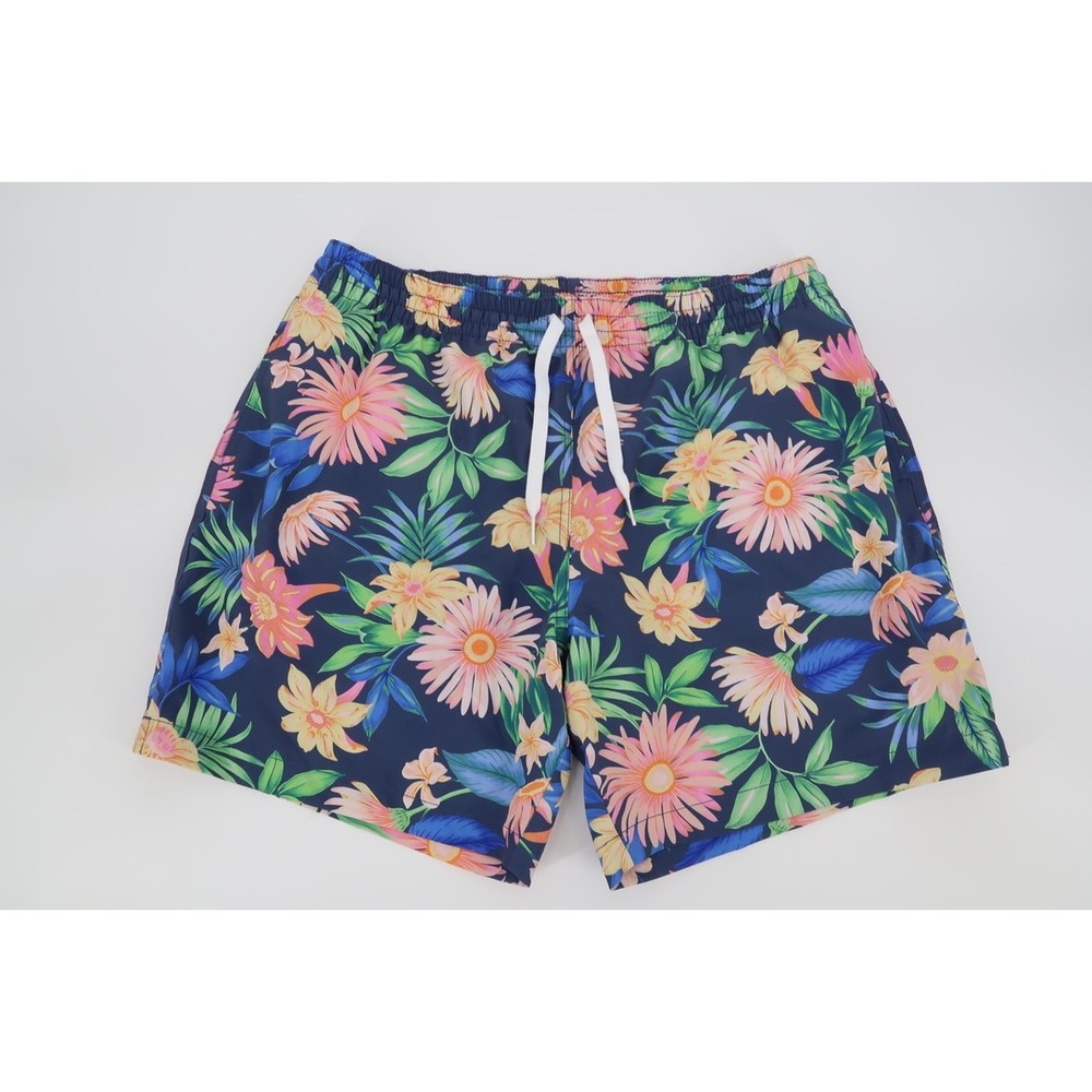 Chubbies Swim Trunks Mens Large The Big Bloomers Floral 5.5 Inseam Lined Shorts